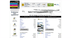 Desktop Screenshot of gratisprogrammer.net